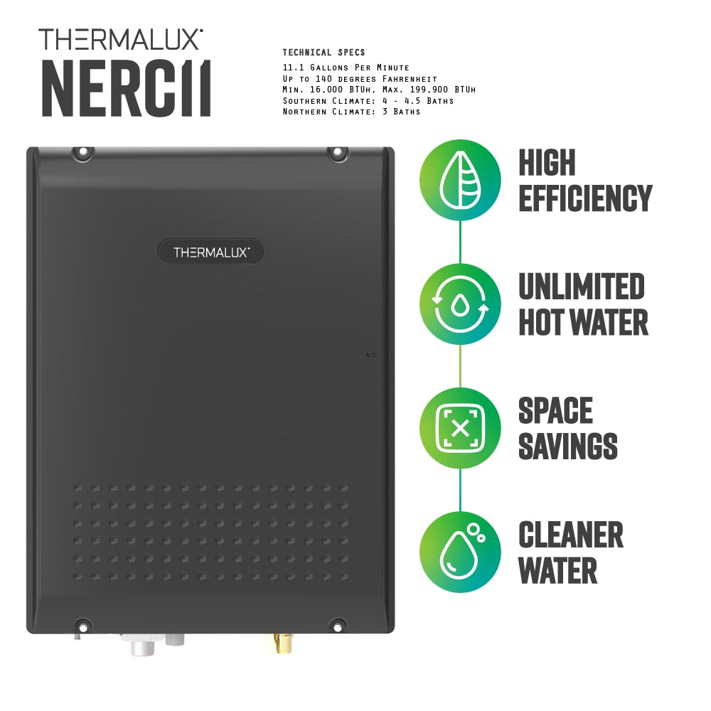 Thermalux GQC3257WX-FF-ETUS-LP Liquid Propane Tankless Water Heater