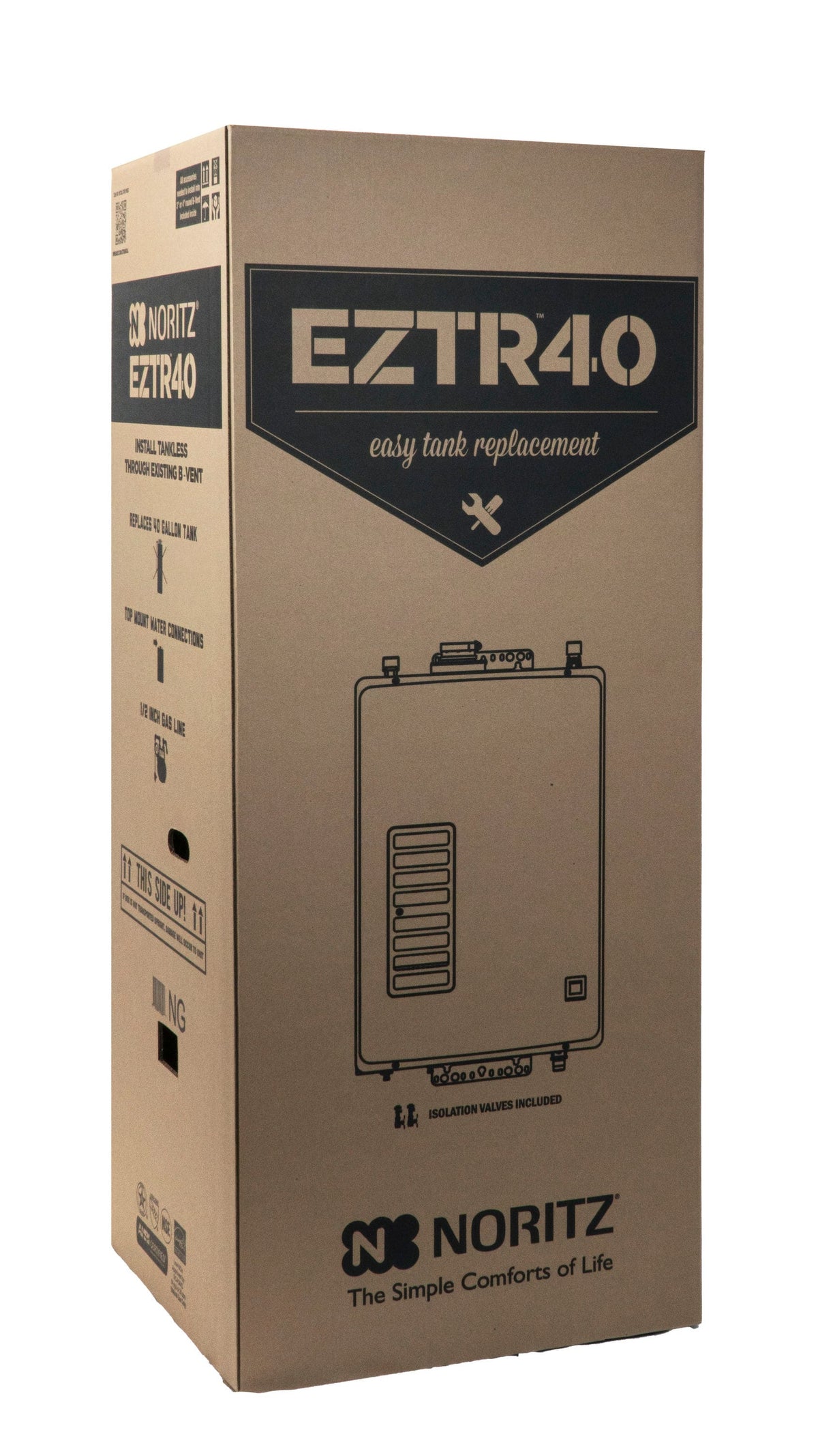 Noritz EZ Series EZTR40-NG Indoor Gas Tankless Water Heater 23.5 L/min