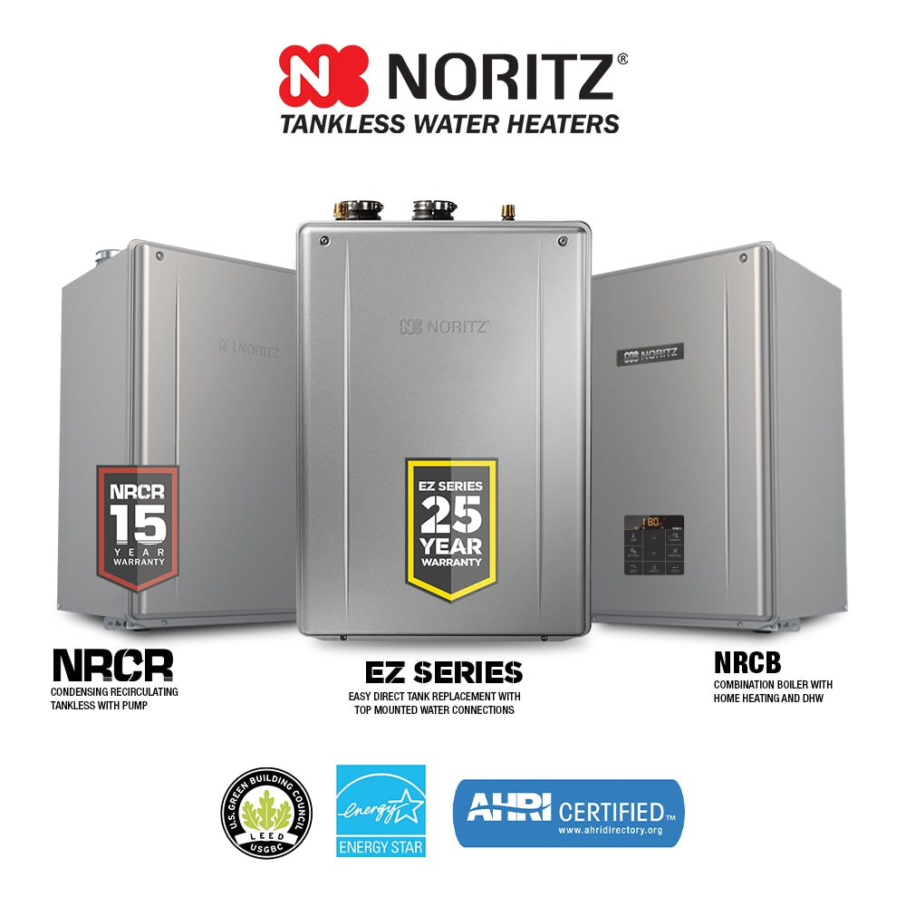 Noritz EZ Series EZTR40-NG Indoor Gas Tankless Water Heater 23.5 L/min