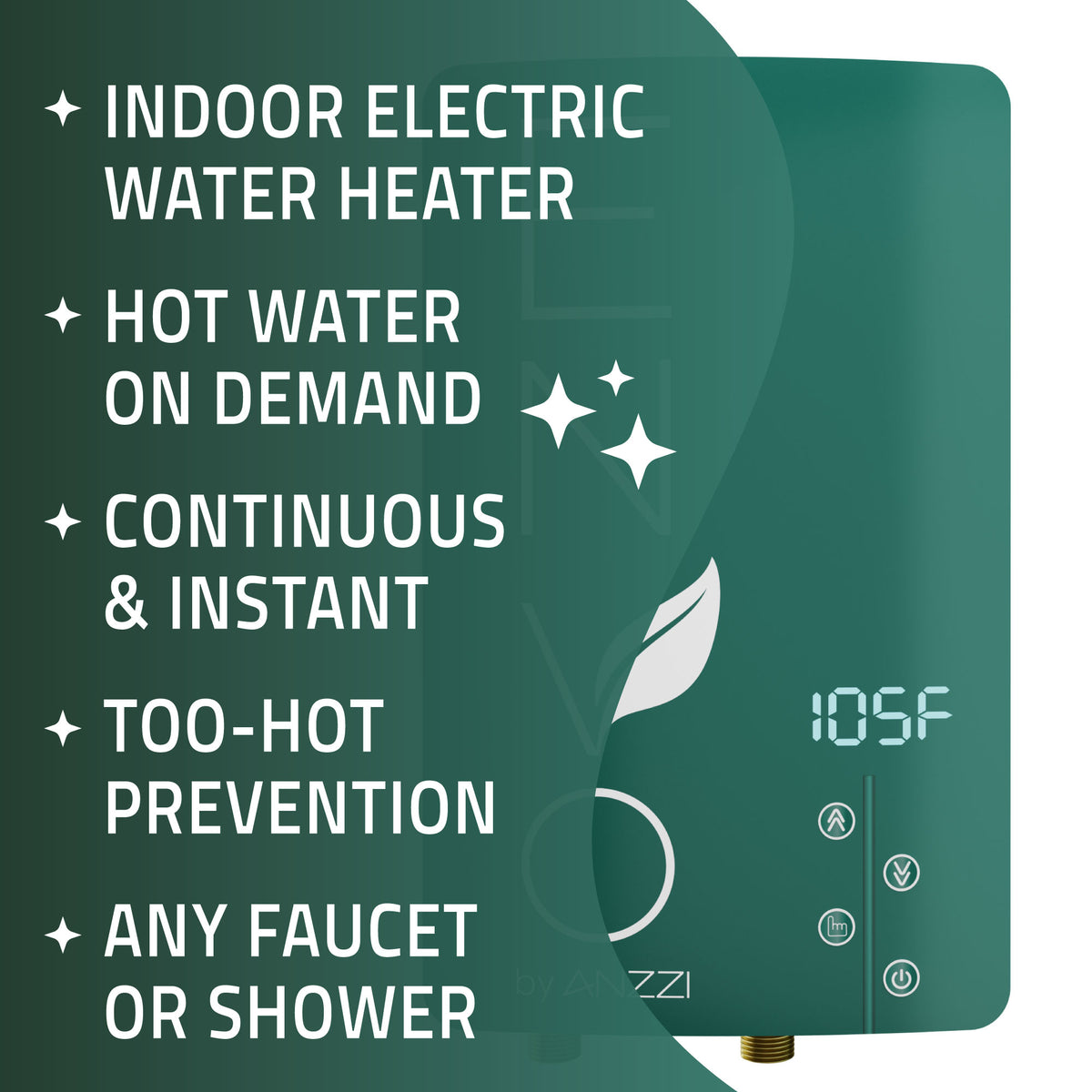 ANZZI WH-AZ146-M2 Electric Tankless Water Heater