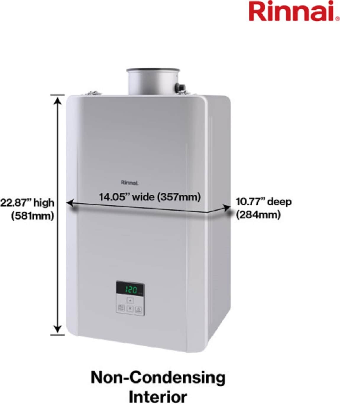 Rinnai High Efficiency REP199IN Natural Gas Tankless Water Heater