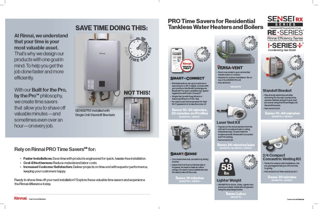 Rinnai RX199IN Natural Gas Tankless Water Heater