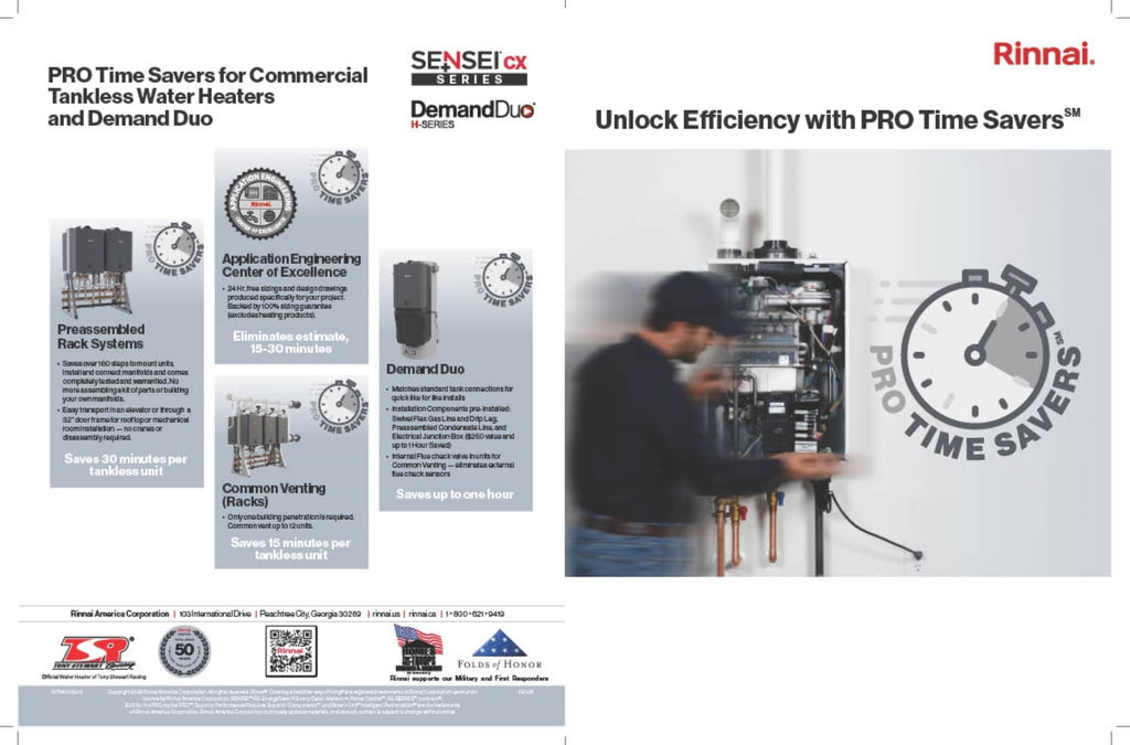 Rinnai CXP160IN Natural Gas Tankless Water Heater