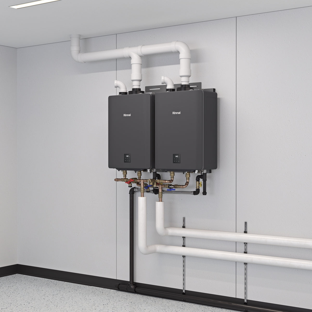 Rinnai TRX02CXIN Commercial Tankless Water Heater Racking System