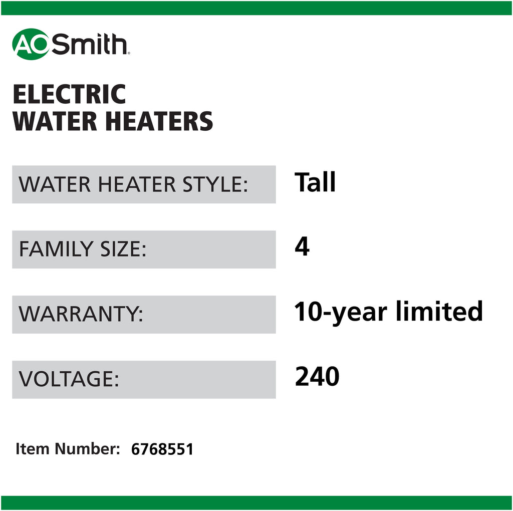A.O. Smith Signature 900 HPSN10-50H45DV Hybrid Water Heater