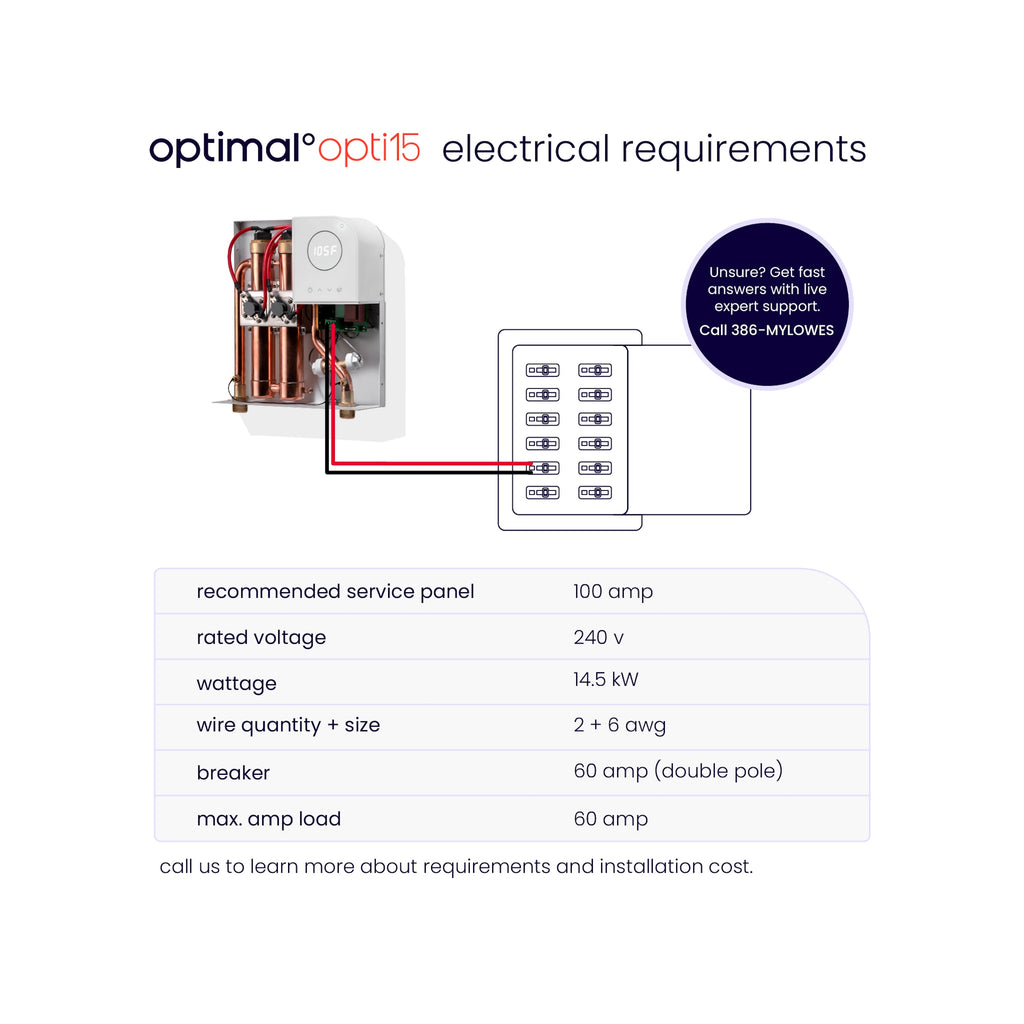 Optimal Opti Plus OPTI15 PLUS Electric Water Heater
