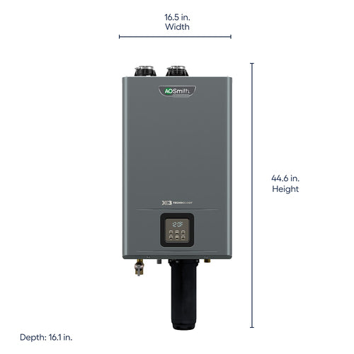 A.O. Smith GT15THR-160X3 Gas Tankless Water Heater 39.7 L/min
