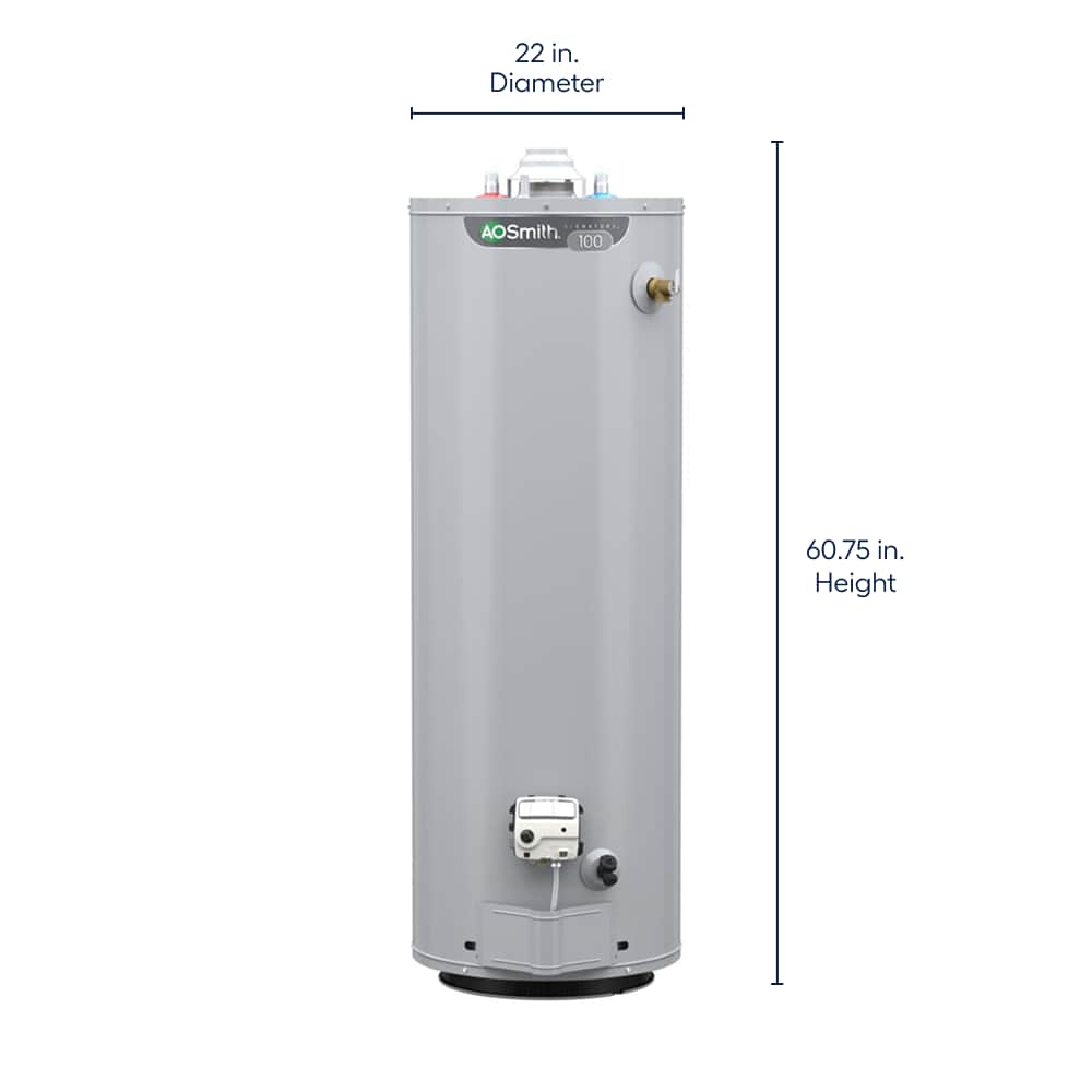 A.O. Smith Signature 100 G9-T5040NVR Natural Gas Water Heater