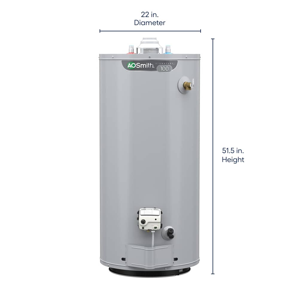 A.O. Smith Signature 100 G12-S4040NVR Natural Gas Water Heater