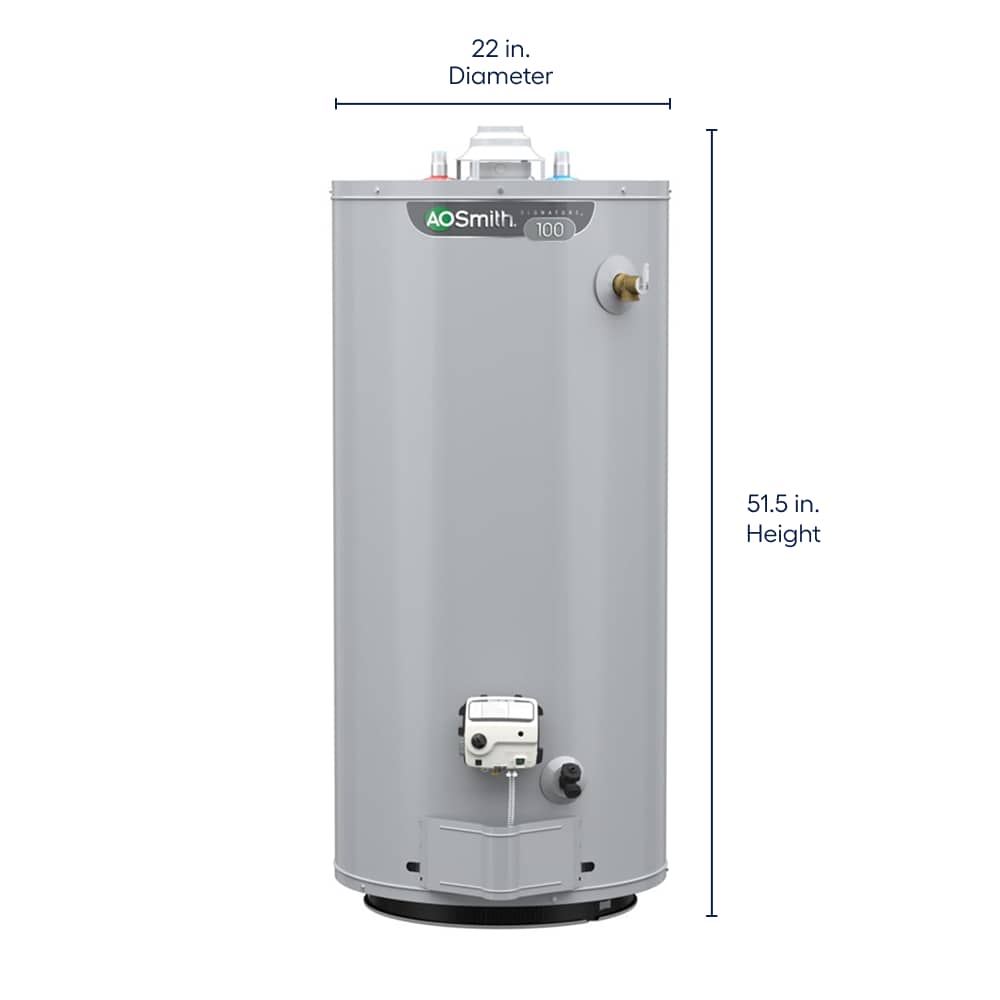 A.O. Smith Signature 100 G6-S4040NVR Natural Gas Water Heater
