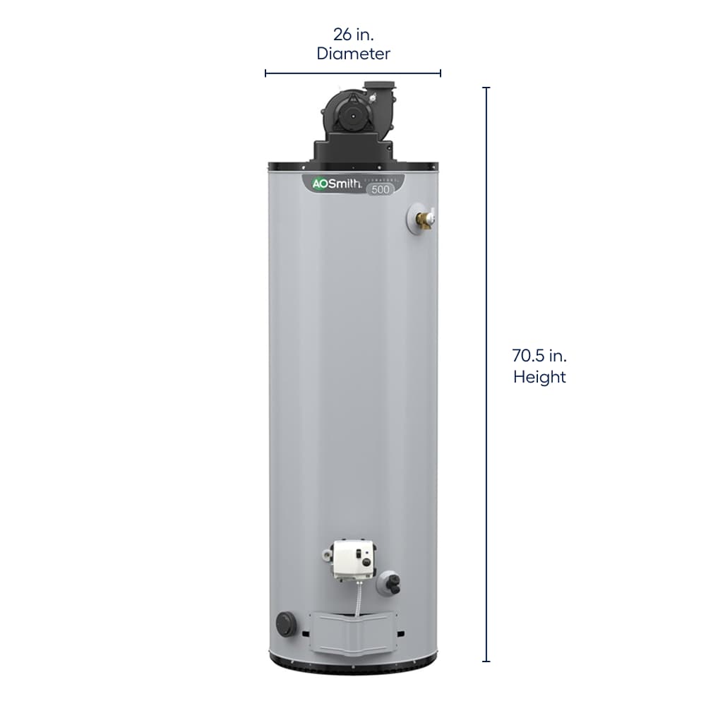 A.O. Smith Signature 500 G6-PVT7576NV Natural Gas Water Heater